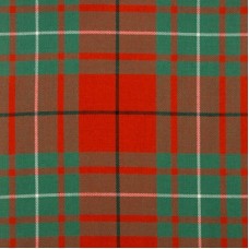 MacAuley Red Ancient 13oz Tartan Fabric By The Metre